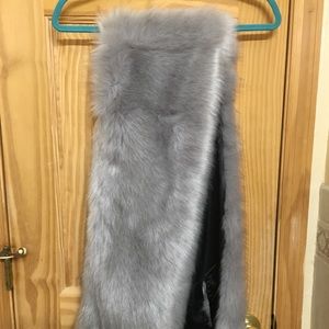 Faux fur wrap